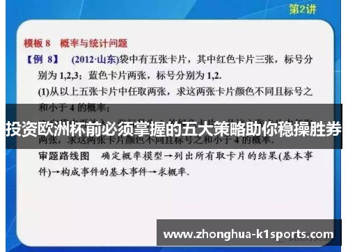 投资欧洲杯前必须掌握的五大策略助你稳操胜券 投资欧洲杯前必须掌握的五大策略助你稳操胜券