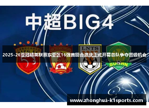 2025-26亚冠精英联赛东亚区16强首回合激战正式开幕各队争夺晋级机会